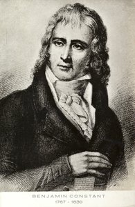 Benjamin Constant (1767-1830), homme politique et écrivain français d
