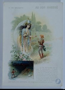 Berliquette la fée, publicité pour Le Bon Marché, vers 1900 - French School