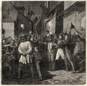 Conspiration de Berton 1822 - Le général Jean Baptiste Breton dit Berton (1769-1822) établit un gouvernement provisoire à Thouars en 1822