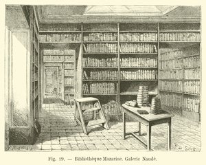 Bibliothèque Mazarine, Galerie Naudé - French School