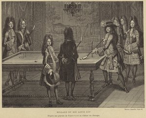 Table de billard du roi Louis XIV de France