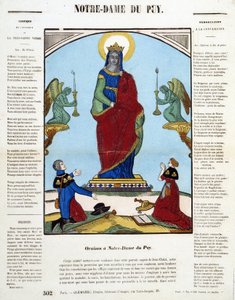 Vierge noire : Oraison à Notre-Dame du Puy - image d