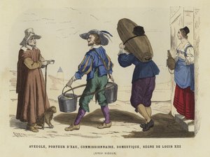 Aveugle, porteur d