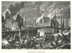 Bombardement de Copenhague (gravure)