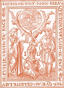 Ex-libris de Jehan St. Denis, libraire à Paris