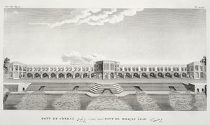 Pont de Chiraz, Ispahan, de Voyages du Chevalier Chardin en Perse, et autres Lieux d
