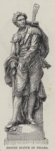 Statue en bronze de Figaro