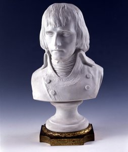 Buste de Bonaparte Premier Consul de la République Française. 1801. Manufacture Impériale de Sèvres. Collection Les Soldats d