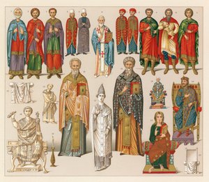 Costume byzantin - French School