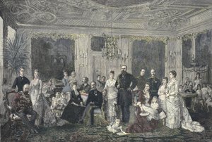CHRISTIAN IX roi du Danemark - French School