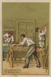 Les ébénistes (Se Marguerite) - French School