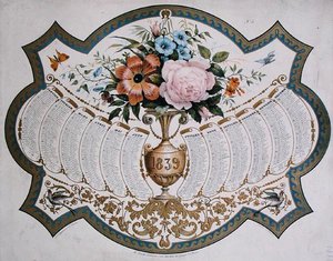 Calendrier pour 1839, gravé par Godefroy Engelmann (1788-1839) c.1838