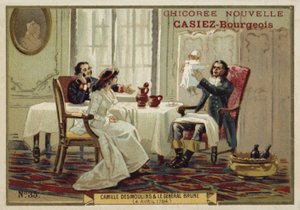 Camille Desmoulins et le général Brune, Révolution française, 4 avril 1794