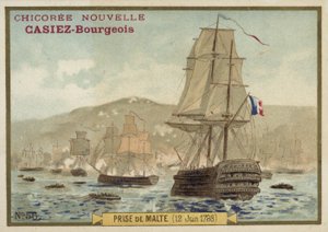 Capture de Malte par les Français, 12 juin 1798