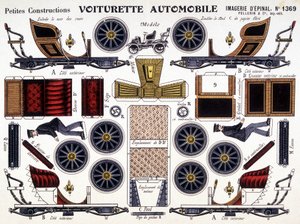 Chariot de voiture : Petites Constructions. 19ème siècle