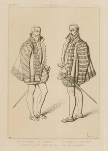 Cardinal Odet de Coligny (1517-1571) et François de Coligny (1557-1591) - French School
