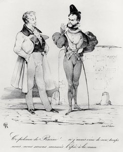 Caricature des Drames romantiques à l