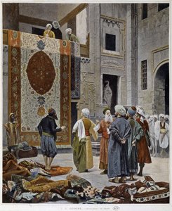 Marchands de tapis en Égypte