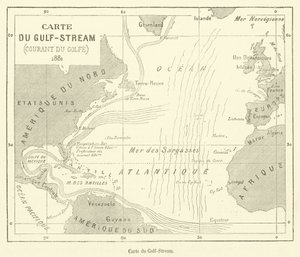 Carte du Gulf-Stream