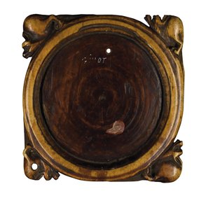 Couvercle de miroir sculpté, Paris - French School
