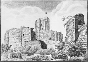 Château de Gisors, Normandie, début du 19ème siècle