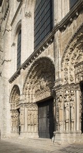 Cathédrale de Chartres, portail royal façade ouest