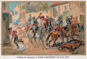 Combat de cavalerie à Pont-à-Mousson - French School