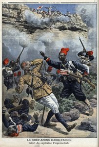 Tchad, embuscade à Abir Taouil, mort du capitaine Fiegenschuh, illustration du 