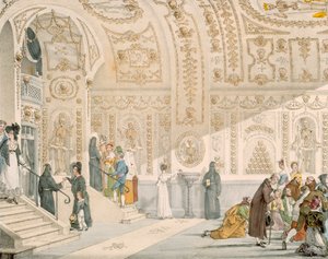 Chapelle des Morts, gravée par Villain, pub. 1820