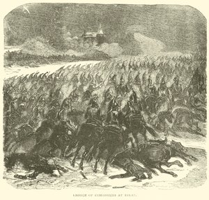 Charge des cuirassiers à Eylau (gravure)