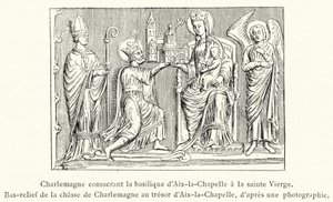 Charlemagne consacrant la basilique d