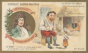 Charles Perrault (1628-1703), homme de lettres français, auteur de « Le géant Perileriferigerimini » - French School