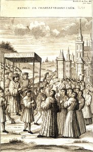 Charles VII entrant à Caen en 1450