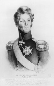 Charles de Bourbon, duc de Normandie, ou baron Richemont, prétendant au trône de France comme roi Louis XVII, c.1831-35 - French School