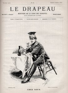 Chez Nus - couverture de "Le Drapeau - Moniteur de la Ligue des Patriotes" - 4 octobre