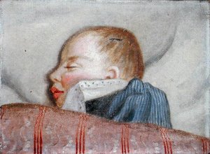 Enfant Dormant, fin du 19ème siècle - French School