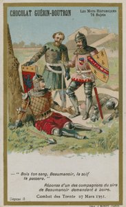 Carte de commerce Chocolat Guerin-Boutron, série Mots Historiques - French School