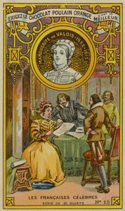 Carte de commerce Chocolat Poulain Orange - French School