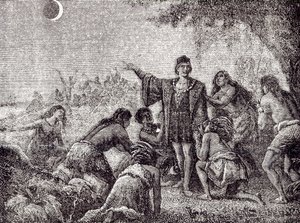 Christophe Colomb prédisant l