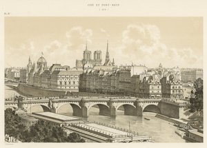Cité et Pont-Neuf, 1878 - French School