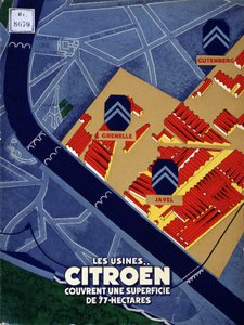 Les usines Citroën couvrent une superficie de 77 hectares
