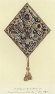 Fermoir ou broche dit avoir appartenu au roi Louis IX de France