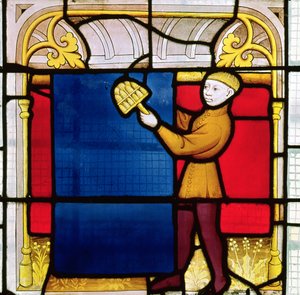 Fenêtre des marchands de tissus (détail)