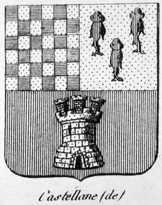 Blason de Castellane - dans "L