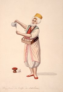 Vendeur de café, période ottomane, troisième quart du XVIIIe siècle