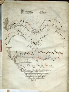 Collection de ballades, motets et chansons