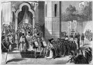 Consécration de la cathédrale orthodoxe russe Saint-Alexandre-Nevsky, Paris, 11 septembre