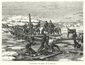 Construction des ponts sur la Bérézina