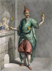 Cuisinier au palais de Topkapi