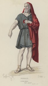 Corneille, Horace, Acte III, Scène VI (gravure en couleur)